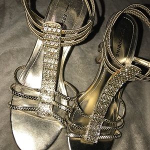 WORN ONCE small high heeled shoes